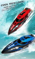 Speed Race Boat &ndash; HJ808 RC Speedboot met 2.4 GHz Afstandsbediening - Rood