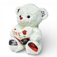 Knuffelbeer Schattig teddybeer - Love - zacht knuffelbier 40 CM
