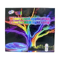 LED - Strip - Complete set - RGB Veelgebruikte kleurrijke RGB - Lichtstrip van 5 meter SMART