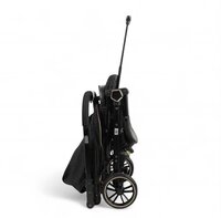 Kinderwagen Baobaohao Y8 Buggy &ndash; Luxe, Lichtgewicht &amp; Inklapbare voor 0-3 Jaar Zwart