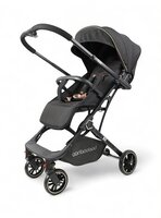 Kinderwagen Baobaohao Y8 Buggy &ndash; Luxe, Lichtgewicht &amp; Inklapbare voor 0-3 Jaar Zwart