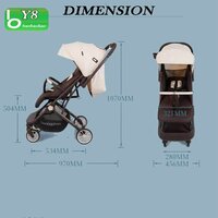 Baobaohao Y8 Kinderwagen Buggy &ndash; Lichtgewicht, Compact &amp; Comfortabel