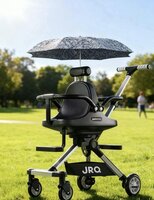 Dubbele Kinderwagen met Parasol &ndash; Lichtgewicht &ndash; Opvouwbaar &ndash; Aluminium Frame &ndash; Met Rem &amp; Demping - Voor 6 Maanden tot 4 Jaar