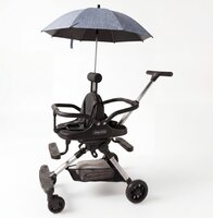 Dubbele Kinderwagen met Parasol &ndash; Lichtgewicht &ndash; Opvouwbaar &ndash; Aluminium Frame &ndash; Met Rem &amp; Demping - Voor 6 Maanden tot 4 Jaar