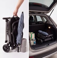 Dubbele Kinderwagen met Parasol &ndash; Lichtgewicht &ndash; Opvouwbaar &ndash; Aluminium Frame &ndash; Met Rem &amp; Demping - Voor 6 Maanden tot 4 Jaar