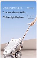 Kinderwagen Kxiaohe  K3 Buggy - Luxe, Lichtgewicht &amp; Inklapbare voor 0-3 Jaar brown - beige