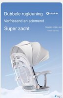 Kinderwagen Kxiaohe  K3 Buggy - Luxe, Lichtgewicht &amp; Inklapbare voor 0-3 Jaar brown - beige