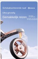 Kinderwagen Kxiaohe  K3 Buggy - Luxe, Lichtgewicht &amp; Inklapbare voor 0-3 Jaar brown - beige