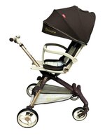 Kinderwagen Kxiaohe  K3 Buggy - Luxe, Lichtgewicht &amp; Inklapbare voor 0-3 Jaar brown - beige