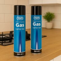Tom gas refill bottle 300ml - universal - butane gas