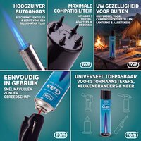 Tom gas refill bottle 300ml - universal - butane gas