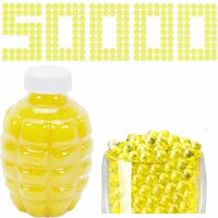 Gel balletjes Geel kleur - grote fles 50.000 stuks - 210 gram - Gelblaster ballen - 7-8mm