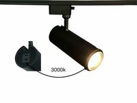 LED Railspot A++ Zwart - 10 tot 30 Watt&nbsp;(CCT, handmatig instelbaar) Lichtkleur: instelbaar naar 3000K, 4000K, 6000K (CCT, handmatig instelbaar)