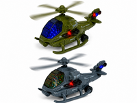 SWAT CHOPPER - gevechtshelikopter met draaiende propellers - geluid en licht - Bumb&amp;Go 