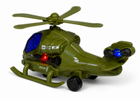 SWAT CHOPPER - gevechtshelikopter met draaiende propellers - geluid en licht - Bumb&amp;Go 