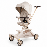 Baobaohao V16 Buggy beige &ndash; Luxe, Lichtgewicht &amp; Inklapbare Kinderwagen voor 0-3 Jaar
