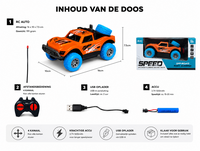Power Off-Road - Afstand bestuurbare Auto - Oplaadbaar + USB