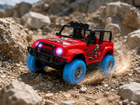 Extreme Sport Car - Rc auto - Rood - Oplaadbaar Accu + USB lader 