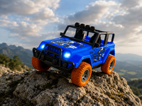 Extreme Sport Car - Rc auto - Blauw - Oplaadbaar Accu + USB lader 