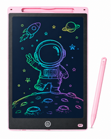 LCD Schrijfbord 8,5 Inch &ndash; Digitaal Tekenbord voor Kinderen met Stylus en incl. batterijen- Herbruikbare Tekentablet - Roze