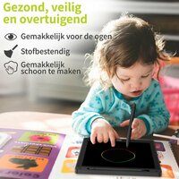LCD Schrijfbord 10 Inch &ndash; Digitaal Tekenbord voor Kinderen met Stylus en incl. batterij - Tekentablet - Zwart
