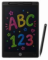 LCD Schrijfbord 10 Inch &ndash; Digitaal Tekenbord voor Kinderen met Stylus en incl. batterij - Tekentablet - Zwart
