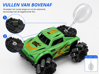 RC Stunt Spray Auto - 6 Kanaal 4WD &ndash; Drift, Zijwaarts Rijden - LED Verlichting &amp; Mist Effect