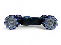 RC Stunt Auto met Omni Wielen &ndash; 360&deg; Rijden, Zijwaarts Rijden, LED Verlichting &amp; Horloge Besturing
