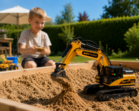 RC Excavator Die-Cast - Afstand bestuurbaar Graafmachine - 9CH - 2.4GHZ - 40CM