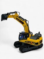 RC Excavator Die-Cast - Afstand bestuurbaar Graafmachine - 9CH - 2.4GHZ - 40CM