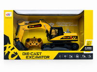 RC Excavator Die-Cast - Afstand bestuurbaar Graafmachine - 9CH - 2.4GHZ - 40CM