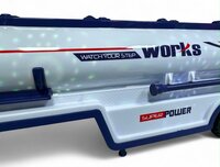 RC Long Vehicle Truck - XXL afstand bestuurbaar Tankwagen met Verlichting, Geluid en Afneembare Tanktrailer &ndash; 55 cm