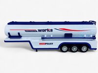 RC Long Vehicle Truck - XXL afstand bestuurbaar Tankwagen met Verlichting, Geluid en Afneembare Tanktrailer &ndash; 55 cm