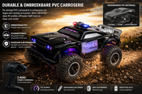 ROCK Crawler - Rc politie auto - Off-Road - 2.4GHZ - 1:8 - 911 RC Police Car