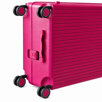 Bubule - Kofferset Donker roze - Harde koffer  - 3-delig - TSA Slot - Brede Handgreep