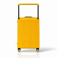 Bubule harde koffers Oranje - set 3 stuks - TSA Slot - brede handgreep - Hardcase 
