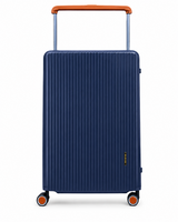 Bubule Hardcase suitcase set steel blue - 3 pieces - TSA lock - wide handle