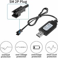 Oplaadkabel - USB Oplader 5V 0.5-2A - USB Charger - output 4.8v 250ma