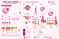 IBI-IRN Muzikale Baby Mobiel met Projector - Muziek &amp; 360&deg; Rotatie en Timer