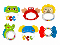 IBI-IRN - Baby Handbel rammelaar bijtring set van 6 stuks
