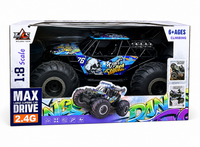 RC Monster Truck 1:8 met LED Verlichting, Rookspray &amp; 2.4GHz 46 cm