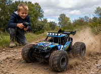 RC Monster Truck 1:8 met LED Verlichting, Rookspray &amp; 2.4GHz 46 cm