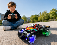 RC Auto - STUNT CROSS CAR - Rc monster car - 2.4GHz 1:18