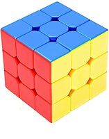 MAGIC CUBE 3-in-1 Puzzelset Stickerloos &ndash; 3x3, 5x5 &amp; Pyraminx Breinspel