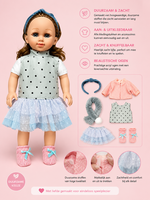 Cufan Knuffelpop  - zacht lijfje en Vinyl - Twinkle Twinkle Little Star muziekje - babypop 40CM