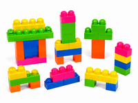 Kidz Time Blocks - Bouwblokken Set &ndash; 30 stuks Grote Bouwstenen voor Peuters -in Opbergtas