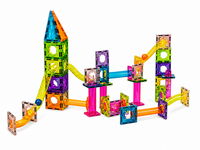 Magnetic - Magnetische stenen Knikkerbaan 107-delig &ndash; Creatieve Bouwset voor Kinderen