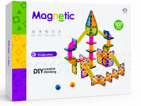 Magnetic - Magnetische stenen Knikkerbaan 107-delig &ndash; Creatieve Bouwset voor Kinderen