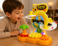Ducks Eendjesbaan 2-in-1 &ndash; Automatische Eendjes Glijbaan met LED Licht &amp; Muziek