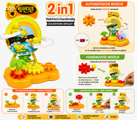 Ducks Eendjesbaan 2-in-1 &ndash; Automatische Eendjes Glijbaan met LED Licht &amp; Muziek